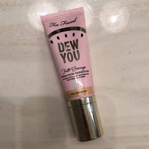 golden beige too faced dew foundation